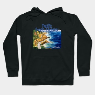 Pacific Coast Highway 1, California Hoodie